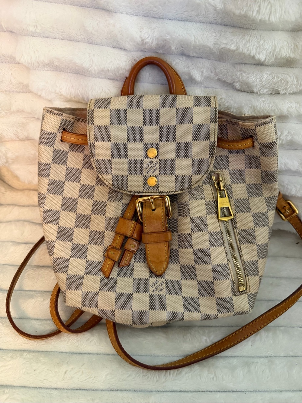 Louis Vuitton Damier Azur Sperone BB Backpack